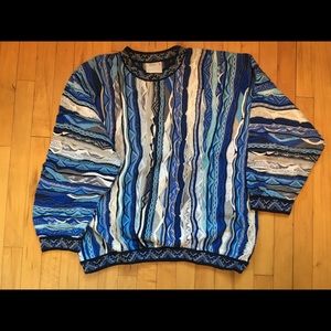 Vintage COOGI sweater in shades  blue